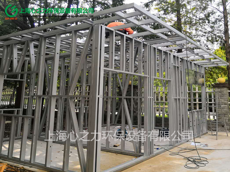 夷陵垃圾房現場安裝場景圖實拍